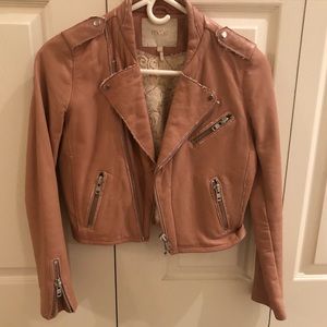 Maje genuine leather jacket